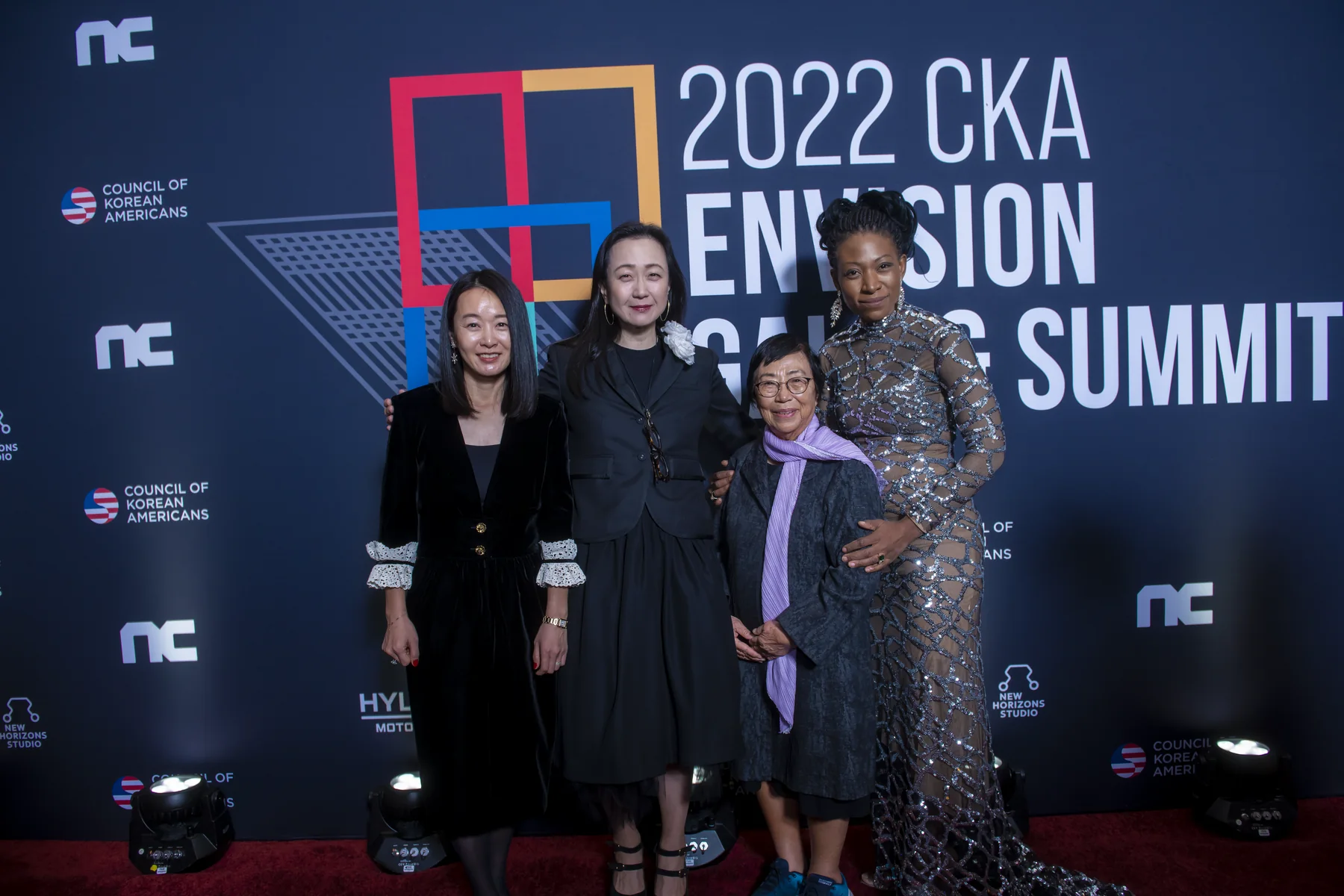 Fellow honorees at the Council of Korean Americans Embrace Unity Awards